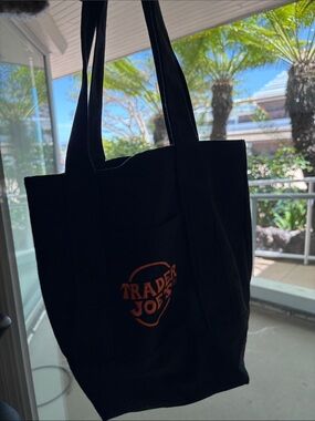 Black mini Canvas Tote Bag